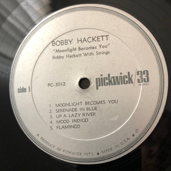 ***Free*** Bobby Hackett Moonlight Becomes You Vinyl Lp - Picture 2 of 7